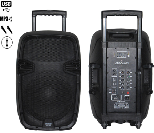 DECCON AK12 201 มีบูลทูธ Portable Amplifier With Speaker